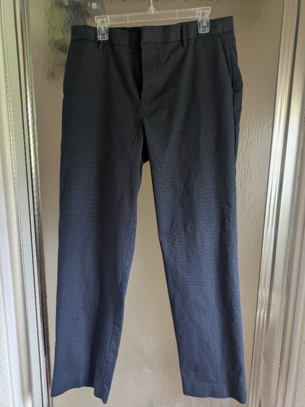 Men's navy blue dress pants